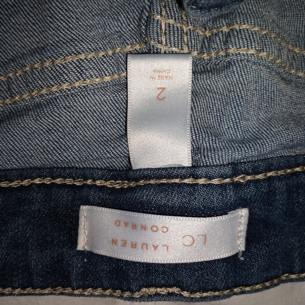 LC Lauren Conrad Denim Distressed Shorts 2 - Picture 3 of 5